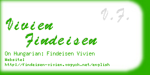 vivien findeisen business card